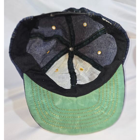 Vintage CAT Diesel Power Hat 1980s Vintage Dad Trucker Hat Denim Patch Snapback - Picture 8 of 9